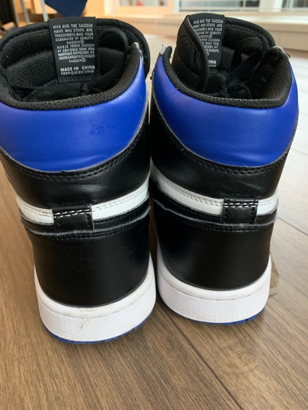 Nike Air Jordan 1 Retro High OG ‘Royal Toe’ Men’s size 11 sneakers - Picture 6 of 13
